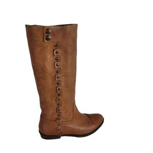 Nine West vintage brown studded ridding boots